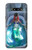W3912 Cute Little Mermaid Aqua Spa Hard Case and Leather Flip Case For LG G8 ThinQ