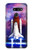 W3913 Colorful Nebula Space Shuttle Hard Case and Leather Flip Case For LG G8 ThinQ