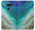 W3920 Abstract Ocean Blue Color Mixed Emerald Hard Case and Leather Flip Case For LG G8 ThinQ