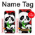 W3929 Cute Panda Eating Bamboo Hard Case and Leather Flip Case For LG G8 ThinQ