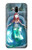 W3911 Cute Little Mermaid Aqua Spa Hard Case and Leather Flip Case For LG G7 ThinQ