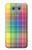 W3942 LGBTQ Rainbow Plaid Tartan Hard Case and Leather Flip Case For LG G6