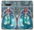 W3911 Cute Little Mermaid Aqua Spa Hard Case and Leather Flip Case For LG Stylo 6