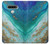 W3920 Abstract Ocean Blue Color Mixed Emerald Hard Case and Leather Flip Case For LG Stylo 6