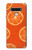 W3946 Seamless Orange Pattern Hard Case and Leather Flip Case For LG Stylo 6