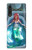 W3911 Cute Little Mermaid Aqua Spa Hard Case and Leather Flip Case For LG Velvet