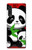 W3929 Cute Panda Eating Bamboo Hard Case and Leather Flip Case For LG Velvet
