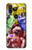 W3914 Colorful Nebula Astronaut Suit Galaxy Hard Case and Leather Flip Case For Motorola One Action (Moto P40 Power)