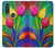 W3926 Colorful Tulip Oil Painting Hard Case and Leather Flip Case For Motorola One Action (Moto P40 Power)