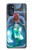 W3912 Cute Little Mermaid Aqua Spa Hard Case and Leather Flip Case For Motorola Moto G (2022)