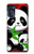 W3929 Cute Panda Eating Bamboo Hard Case and Leather Flip Case For Motorola Moto G (2022)