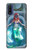 W3911 Cute Little Mermaid Aqua Spa Hard Case and Leather Flip Case For Motorola G Pure