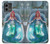 W3911 Cute Little Mermaid Aqua Spa Hard Case and Leather Flip Case For Motorola Moto G Stylus 5G (2023)
