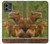 W3917 Capybara Family Giant Guinea Pig Hard Case and Leather Flip Case For Motorola Moto G Stylus 5G (2023)