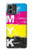 W3930 Cyan Magenta Yellow Key Hard Case and Leather Flip Case For Motorola Moto G Stylus 5G (2023)