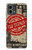 W3937 Text Top Secret Art Vintage Hard Case and Leather Flip Case For Motorola Moto G Stylus 5G (2023)