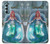 W3911 Cute Little Mermaid Aqua Spa Hard Case and Leather Flip Case For Motorola Moto G Stylus 5G (2022)