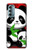 W3929 Cute Panda Eating Bamboo Hard Case and Leather Flip Case For Motorola Moto G Stylus 5G (2022)