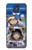 W3915 Raccoon Girl Baby Sloth Astronaut Suit Hard Case and Leather Flip Case For Motorola Moto G Play (2021)