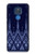 W3950 Textile Thai Blue Pattern Hard Case and Leather Flip Case For Motorola Moto G Play (2021)