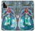W3911 Cute Little Mermaid Aqua Spa Hard Case and Leather Flip Case For Motorola Moto G Power (2023) 5G