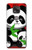 W3929 Cute Panda Eating Bamboo Hard Case and Leather Flip Case For Motorola Moto G Power (2021)