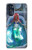 W3912 Cute Little Mermaid Aqua Spa Hard Case and Leather Flip Case For Motorola Moto G 5G (2023)