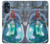 W3912 Cute Little Mermaid Aqua Spa Hard Case and Leather Flip Case For Motorola Moto G 5G (2023)