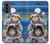 W3915 Raccoon Girl Baby Sloth Astronaut Suit Hard Case and Leather Flip Case For Motorola Moto G52, G82 5G
