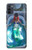 W3912 Cute Little Mermaid Aqua Spa Hard Case and Leather Flip Case For Motorola Moto G50
