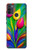 W3926 Colorful Tulip Oil Painting Hard Case and Leather Flip Case For Motorola Moto G50