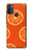 W3946 Seamless Orange Pattern Hard Case and Leather Flip Case For Motorola Moto G50
