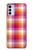 W3941 LGBT Lesbian Pride Flag Plaid Hard Case and Leather Flip Case For Motorola Moto G42