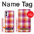 W3941 LGBT Lesbian Pride Flag Plaid Hard Case and Leather Flip Case For Motorola Moto G42