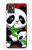 W3929 Cute Panda Eating Bamboo Hard Case and Leather Flip Case For Motorola Moto G32