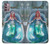 W3911 Cute Little Mermaid Aqua Spa Hard Case and Leather Flip Case For Motorola Moto G30, G20, G10