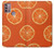 W3946 Seamless Orange Pattern Hard Case and Leather Flip Case For Motorola Moto G30, G20, G10