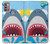 W3947 Shark Helicopter Cartoon Hard Case and Leather Flip Case For Motorola Moto G30, G20, G10