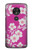 W3924 Cherry Blossom Pink Background Hard Case and Leather Flip Case For Motorola Moto G7 Play