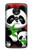 W3929 Cute Panda Eating Bamboo Hard Case and Leather Flip Case For Motorola Moto G7 Power