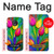 W3926 Colorful Tulip Oil Painting Hard Case and Leather Flip Case For Motorola Moto G6