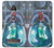 W3912 Cute Little Mermaid Aqua Spa Hard Case and Leather Flip Case For Motorola Moto Z2 Play, Z2 Force