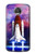 W3913 Colorful Nebula Space Shuttle Hard Case and Leather Flip Case For Motorola Moto Z2 Play, Z2 Force