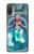 W3911 Cute Little Mermaid Aqua Spa Hard Case and Leather Flip Case For Motorola Moto E20,E30,E40