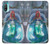 W3912 Cute Little Mermaid Aqua Spa Hard Case and Leather Flip Case For Motorola Moto E20,E30,E40