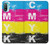 W3930 Cyan Magenta Yellow Key Hard Case and Leather Flip Case For Motorola Moto E20,E30,E40