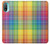 W3942 LGBTQ Rainbow Plaid Tartan Hard Case and Leather Flip Case For Motorola Moto E20,E30,E40