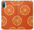 W3946 Seamless Orange Pattern Hard Case and Leather Flip Case For Motorola Moto E20,E30,E40