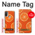 W3946 Seamless Orange Pattern Hard Case and Leather Flip Case For Motorola Moto E20,E30,E40