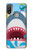 W3947 Shark Helicopter Cartoon Hard Case and Leather Flip Case For Motorola Moto E20,E30,E40